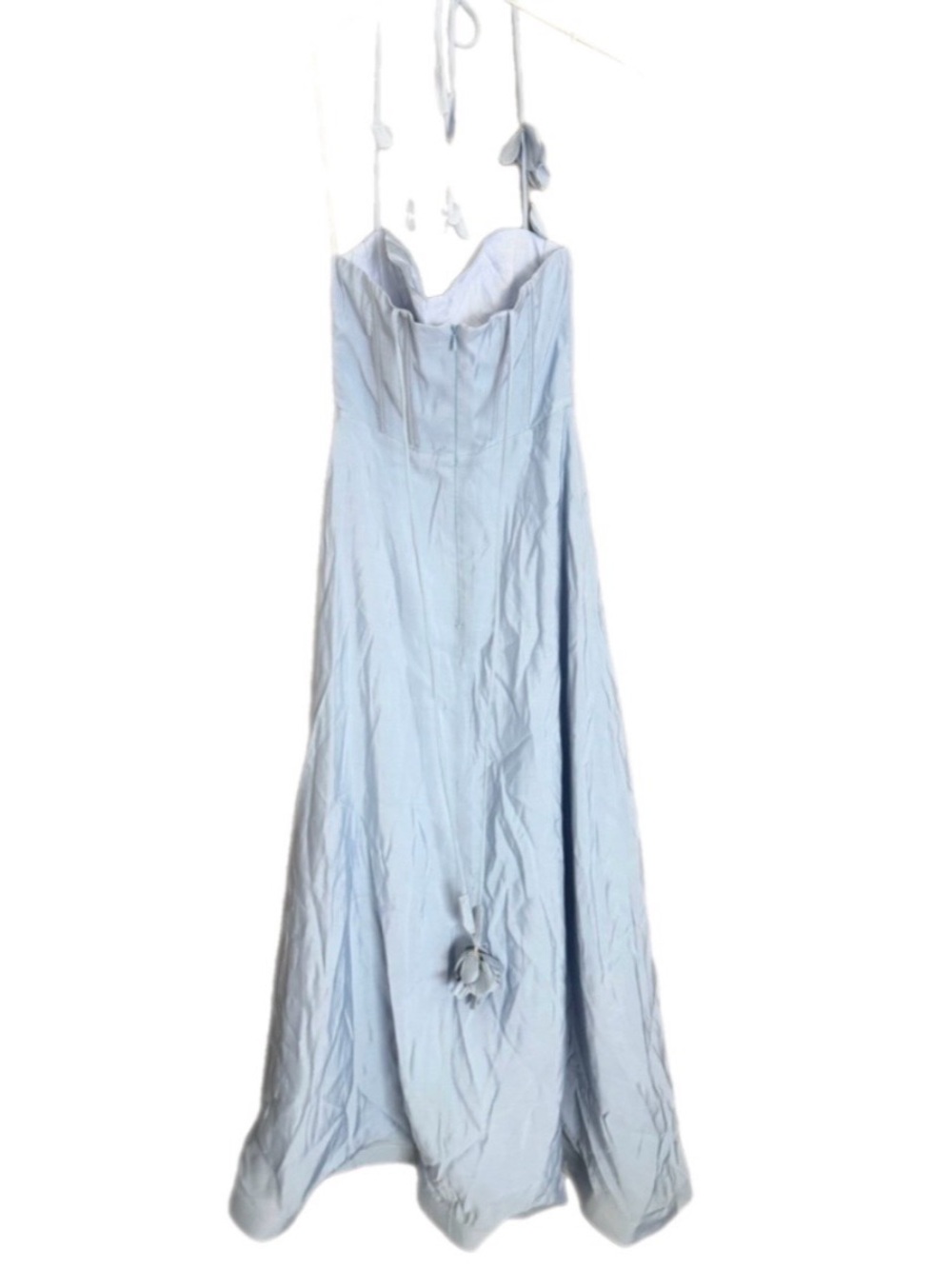 Petal & Pup Pale Blue Corset Della Midi Dress SIZE:SMALL - Picture 7 of 8